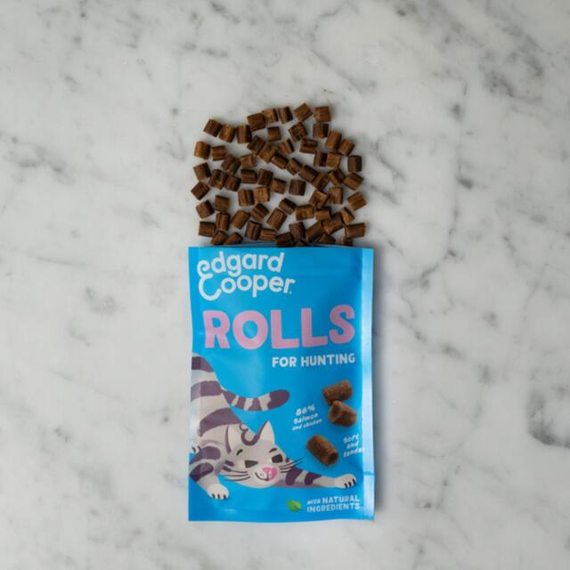 Edgard & Cooper Natural Cat Treat Soft Rolls with Salmon and Chicken thumbnail 4
