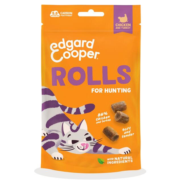 Edgard & Cooper Natural Cat Treat Soft Rolls with Chicken and Turkey
