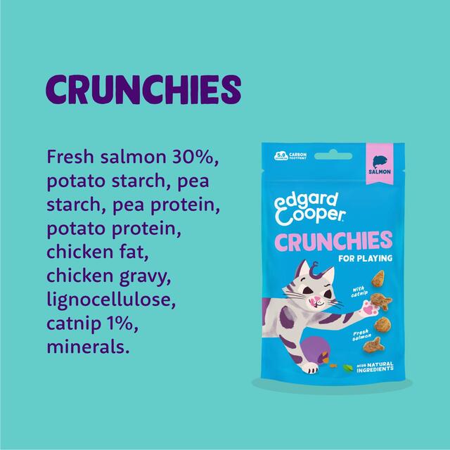 Edgard & Cooper Natural Cat Treat Crunchies with Salmon thumbnail 3