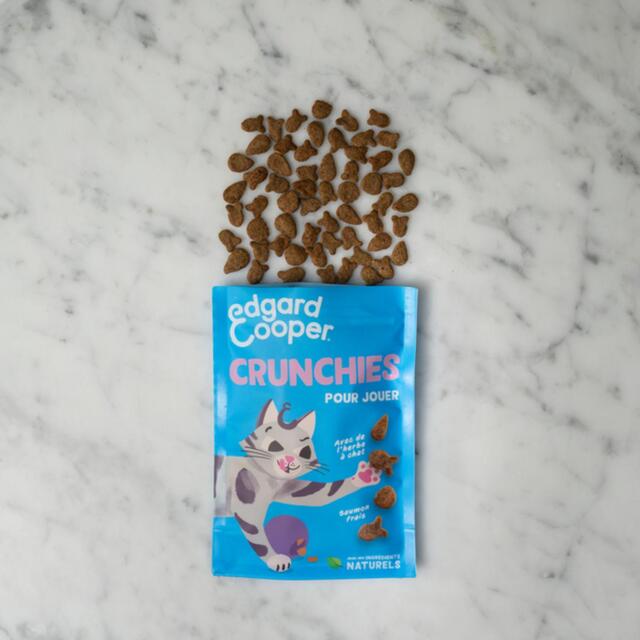 Edgard & Cooper Natural Cat Treat Crunchies with Salmon thumbnail 4