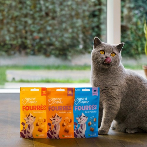 Edgard & Cooper Natural Cat Treat Pillows with Chicken thumbnail 5