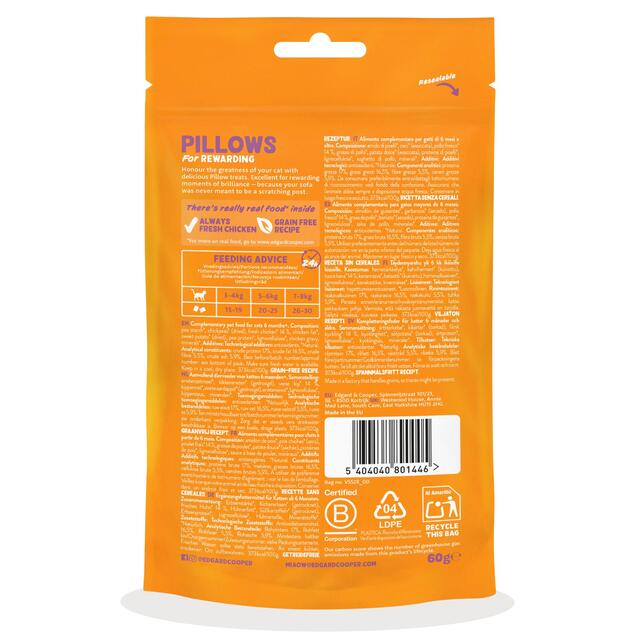Edgard & Cooper Natural Cat Treat Pillows with Chicken thumbnail 7