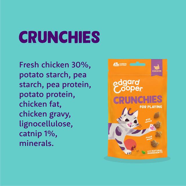 Edgard & Cooper Natural Cat Treat Crunchies with Chicken thumbnail 7