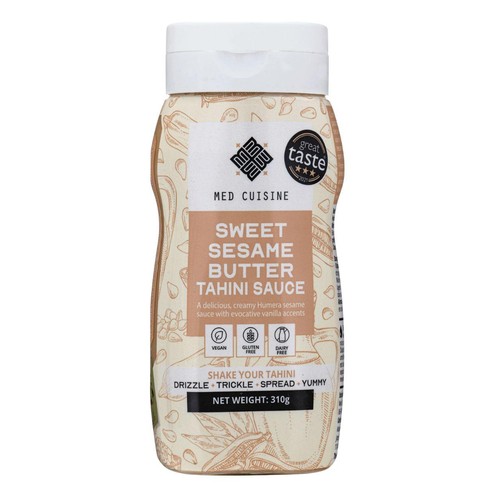 Med Cuisine Sweet Sesame Butter Tahini Sauce