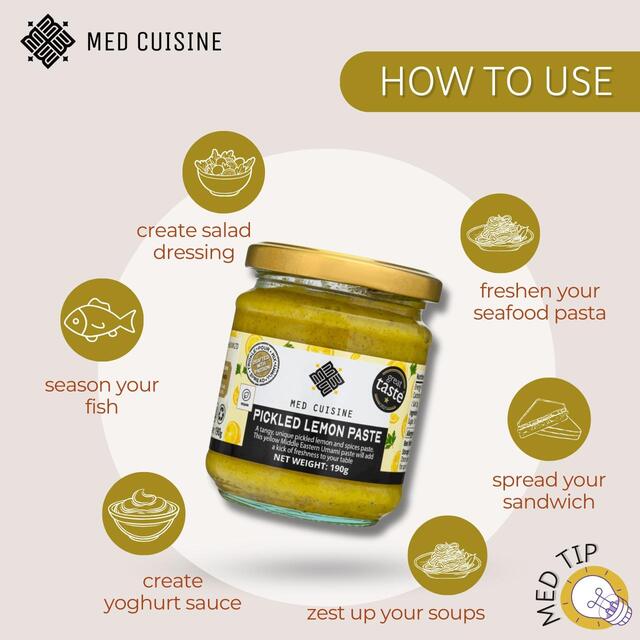 Med Cuisine Pickled Lemon Paste thumbnail 2