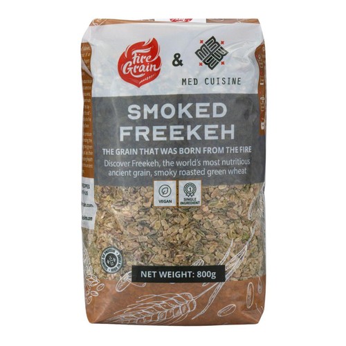 Med Cuisine Roasted Smoked Green Freekeh