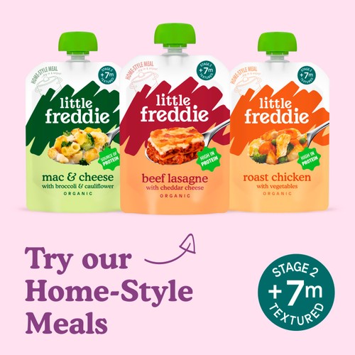 Little Freddie Organic Mango, Berries, Apples & Oats Baby Food Pouch 6+ M thumbnail 6