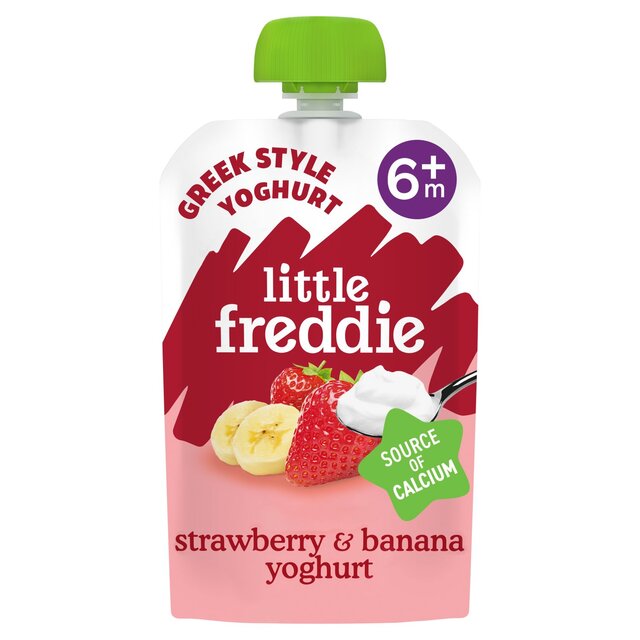 Little Freddie Strawberry & Banana Greek Style Yoghurt