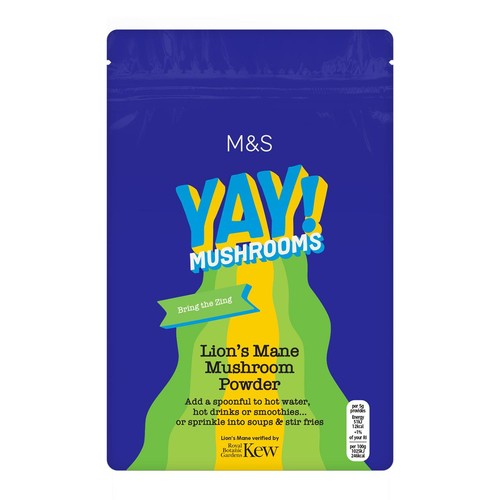 M&S YAY! Mushroom Lion's Mane Mushroom Powder thumbnail 3