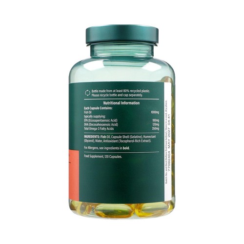 Holland & Barrett Omega 3 Fish Oil 1000mg thumbnail 2