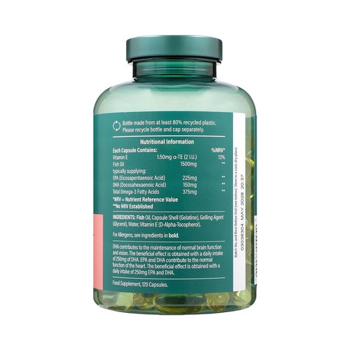 Holland & Barrett Omega 3 Fish Oil 1500mg thumbnail 2
