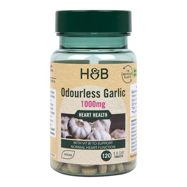 Holland & Barrett Enteric Coated Odourless Garlic 1000mg