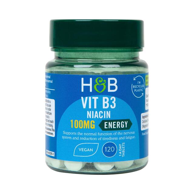 Holland & Barrett Vitamin B3 + Niacin 100mg