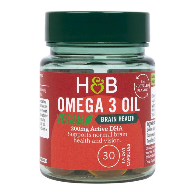 Holland & Barrett Vegan Omega 3 Oil 500mg