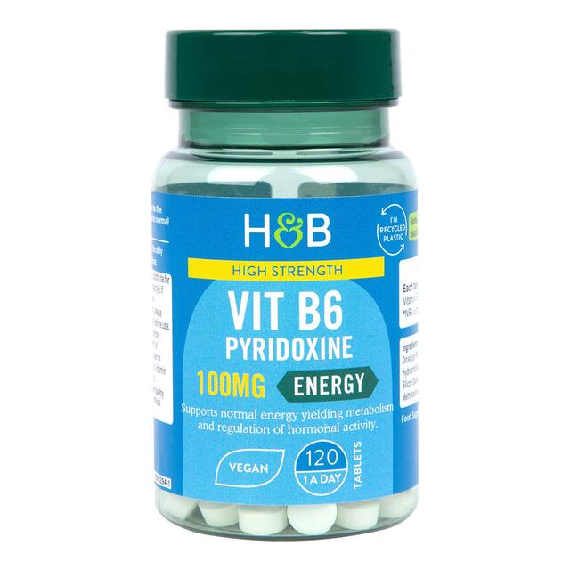 Holland & Barrett High Strength Vitamin B6 + Pyridoxine 100mg