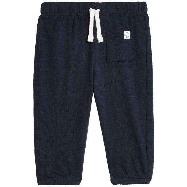 M&S Cotton Alfie Jogger, 0 Months-3 Years, Navy