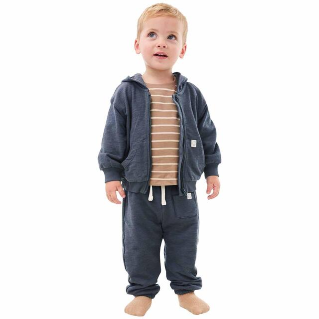 M&S Cotton Jogger, 0 Months-3 Years, Charcoal thumbnail 3