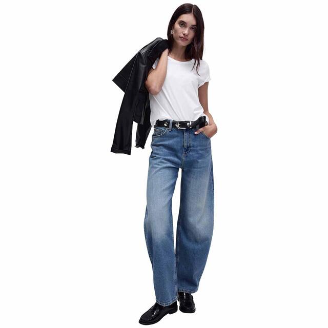 M&S Essential Tee Crew, 8-18, Soft White thumbnail 4