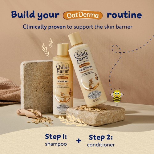 Childs Farm OatDerma Shampoo Fragrance-Free thumbnail 3