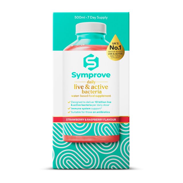 Symprove Live & Active Drink Supplement, Strawberry & Raspberry Flavour thumbnail 2