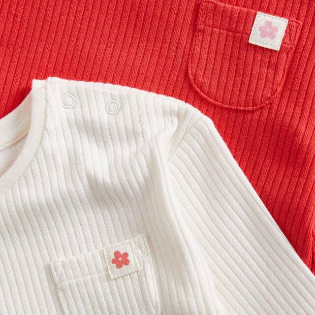 M&S Cherry Tops, 3 Pack, 0 Months-3 Years, Red thumbnail 3