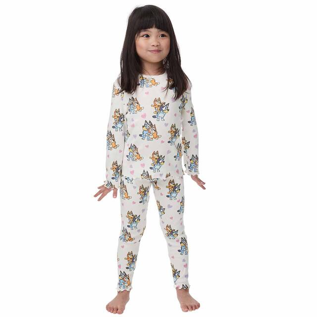 M&S Bluey Pyjamas, 2-7 Years, Ivory thumbnail 4