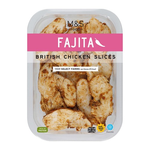 M&S Fajita Chicken Breast Slices