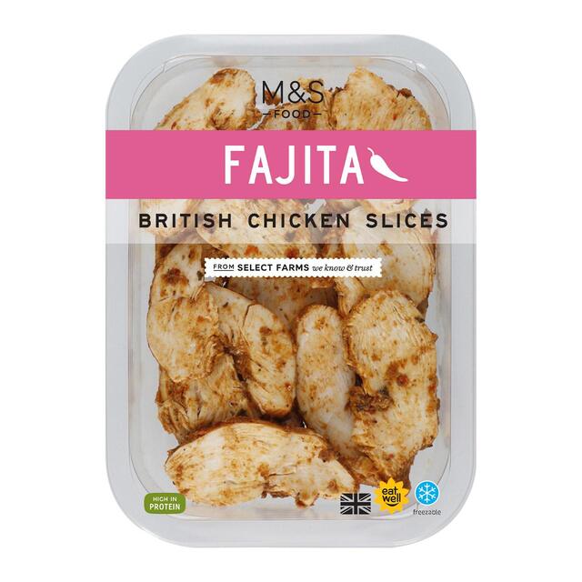 M&S Fajita Chicken Breast Slices