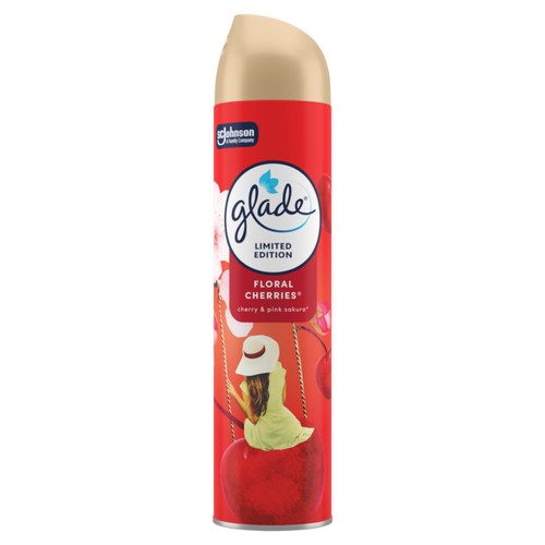 Glade Aerosol Air Freshener Floral Cherries 300ml thumbnail 2