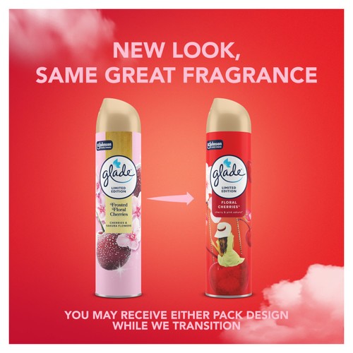 Glade Aerosol Air Freshener Floral Cherries 300ml thumbnail 3