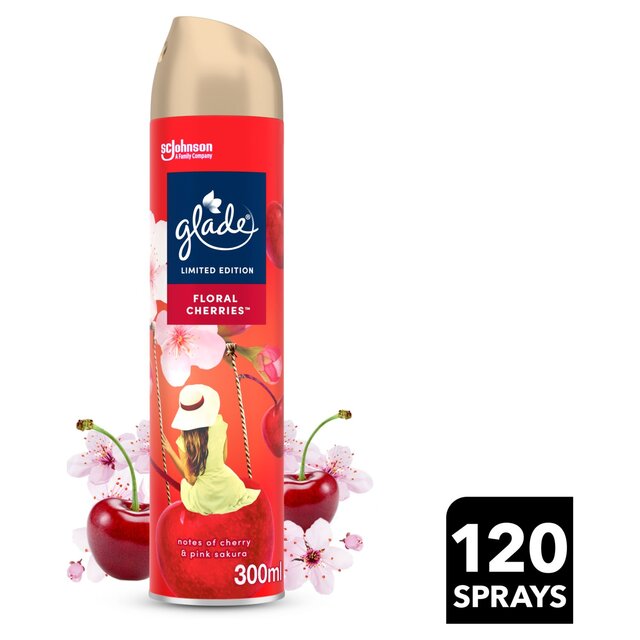 Glade Aerosol Floral Cherries Air Freshener