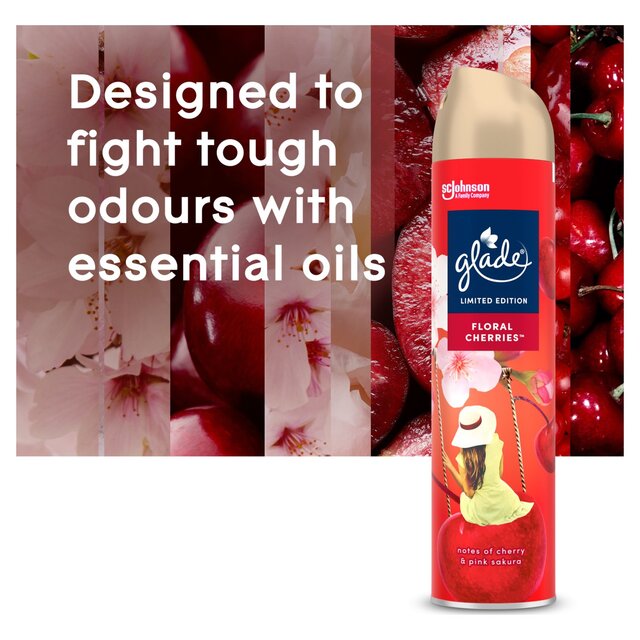 Glade Aerosol Floral Cherries Air Freshener thumbnail 3