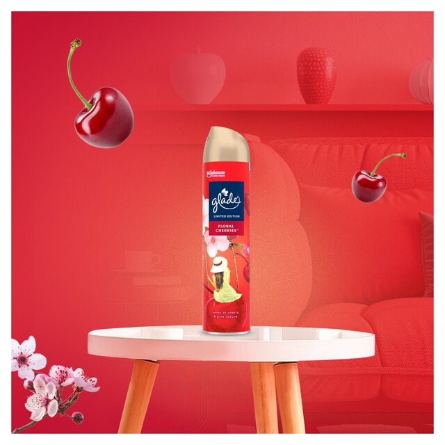 Glade Aerosol Floral Cherries Air Freshener thumbnail 6