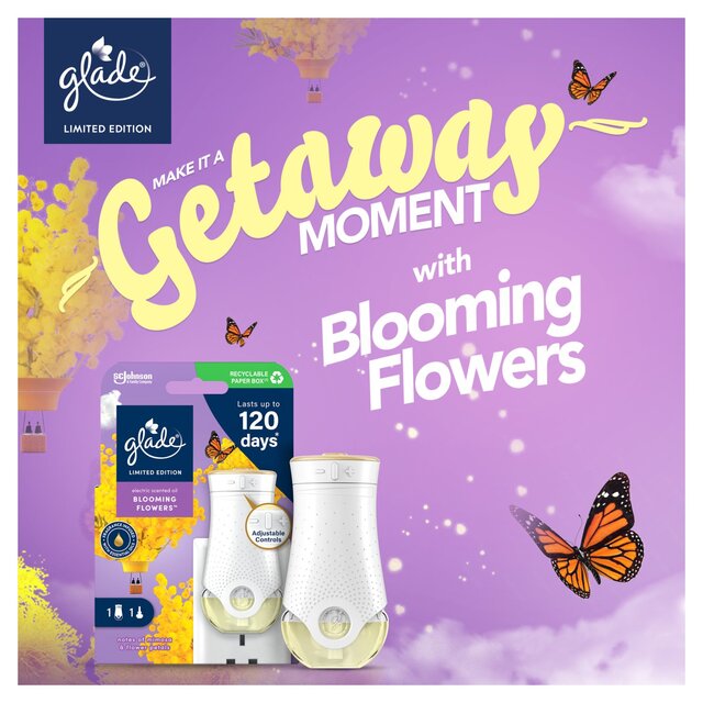 Glade Plug In Holder & Refill, Electric Scented Oil, Blooming Flowers thumbnail 5
