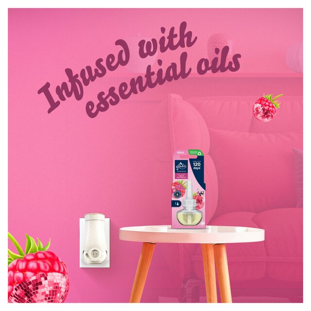 Glade Plug In Refill, Electric Scented Oil, Vibrant Raspberries thumbnail 6