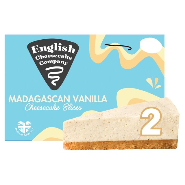 English Cheesecake Company Madagascan Cold Set Vanilla Cheesecake Slices