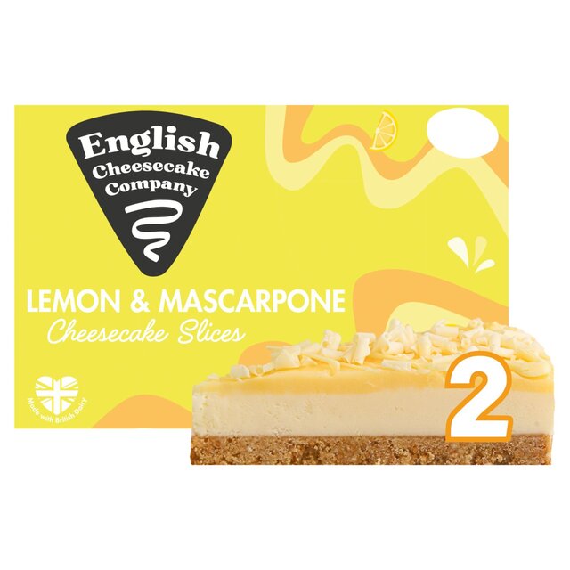 English Cheesecake Company Lemon & Mascarpone Cheesecake Slices