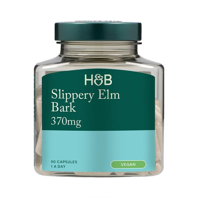 Holland & Barrett Slippery Elm Bark 370mg Capsules
