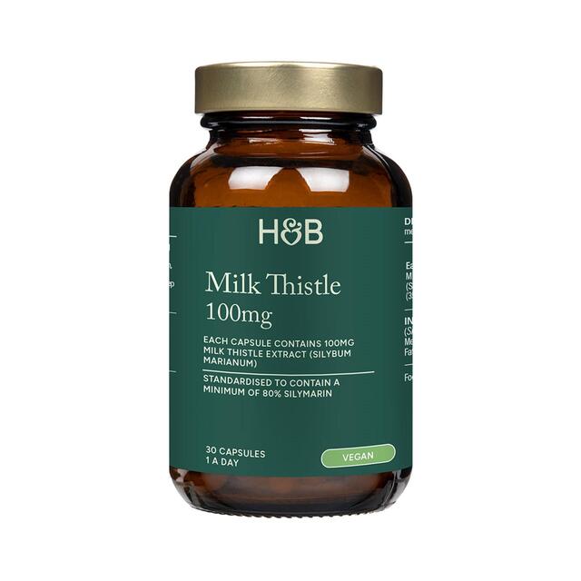 Holland & Barrett Milk Thistle 100mg Capsules