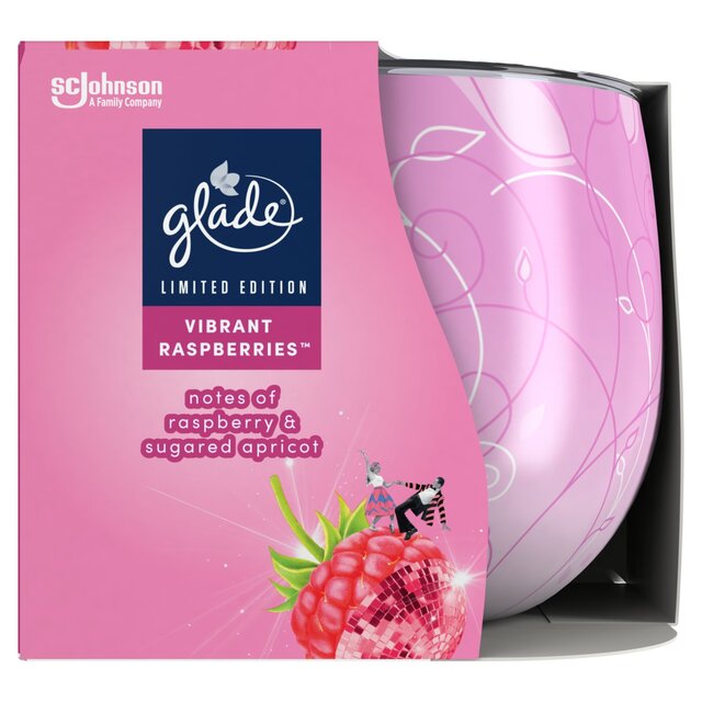 Glade Candle, Scented Candle, Vibrant Raspberries thumbnail 2