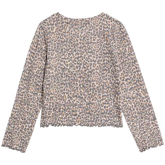 M&S Cotton Rich Crinkle Top, 2-8 Years, Neutral Brown thumbnail 2