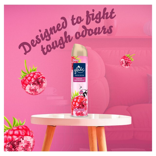 Glade Aerosol Vibrant Raspberries Air Freshener thumbnail 6