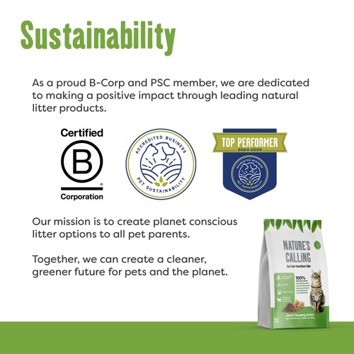Nature's Calling 100% Biodegradable Cat Litter thumbnail 3