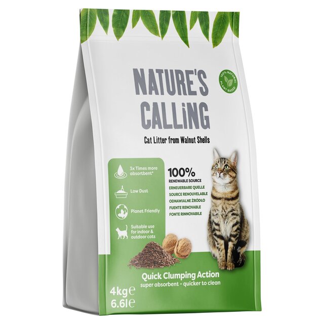 Nature's Calling 100% Biodegradable Cat Litter