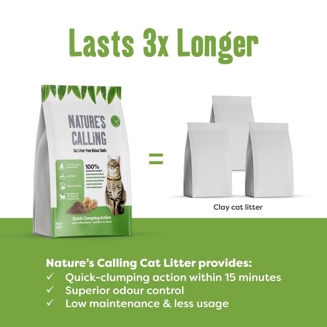 Nature's Calling 100% Biodegradable Cat Litter thumbnail 5