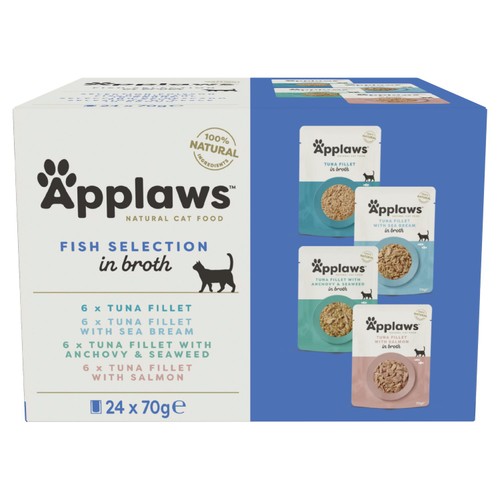 Applaws Cat Pouch Fish Selection in Broth