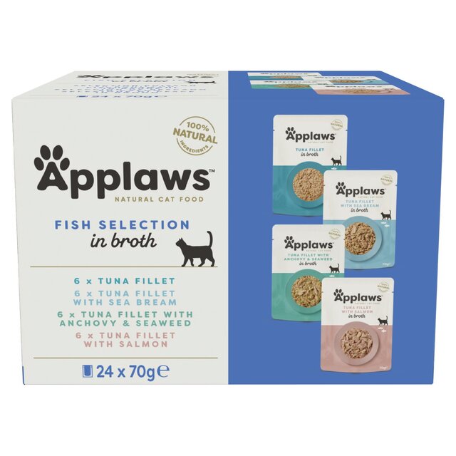 Applaws Cat Pouch Fish Selection in Broth
