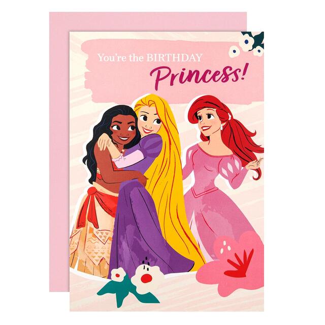M&S Disney Princess Birthday Card