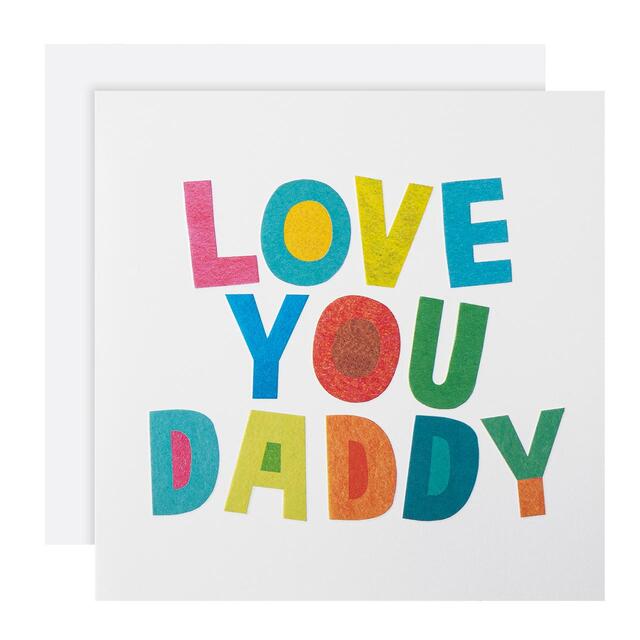 M&S Love you Daddy Father's Day Card