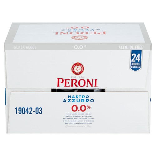 Peroni Nastro Azzurro 0% Alcohol-Free Beer Lager Bottles thumbnail 8